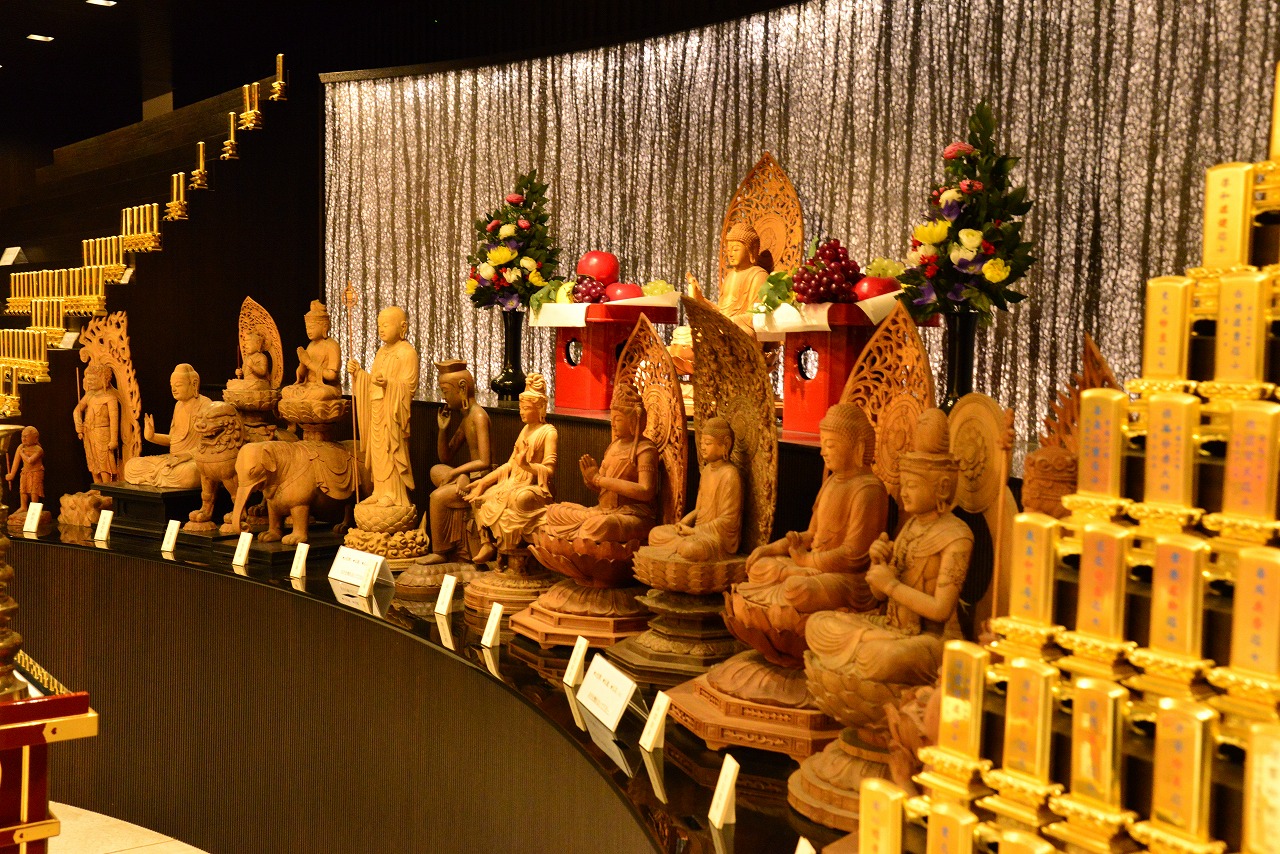 川越 中院 薬師堂（納骨堂）の十三仏